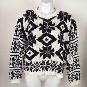 Hand Knitted Sweater, Size S
